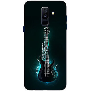                       Galaxy A6 Plus 2018 Case, Electric Guiter Blue Slim Fit Hard Case Cover/Back Cover for Samsung Galaxy A6 Plus 2018                                              