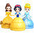Angel Impex 3 in1 Princess Doll Assembling And Deassembling Collection From An Oval Shaped Case