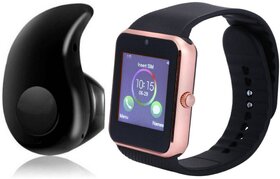 Style Maniac GT08 Fitness Tracker support Nano SIM Card and 32GB TF Card Gold Smartwatch   Kaju Bluetooth Headset