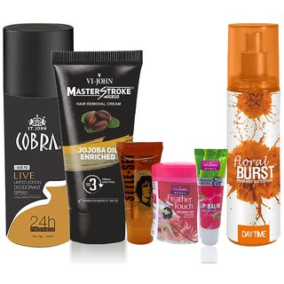Couple Kit For Men Women Hair Removal Cream Deodorant Hair Gel Lip Balm