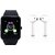 Style Maniac GT08 Fitness Tracker support SIM Card and 32GB  Card Gold Smartwatch  Twins Earbuds Bluetooth Headset