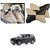 Auto Addict Square Beige Black Neck Rest Cushion Pillow Set Of 2 Pcs For Mercedes Benz M-Class