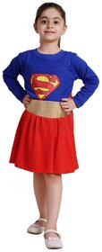 Kaku Fancy Dresses  Girls Super Hero Costume For Kids