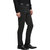 Inspire Black Checkered Slim Fit Formal Trouser