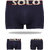 SOLO Men's Zion Cotton Short Trunk - Navy Color