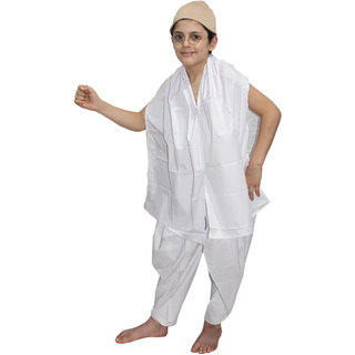 Buy Kaku Fancy Dresses Gandhi Ji,National Hero/Freedom Fighter Costume ...
