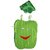 Kaku Fancy Dresses Capsicum Vegetables Costume only cutout with Cap For Kids Annual function/Theme Party/Competition