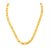 GoldNera Mens 22Kt Gold Plated Heavy 24 Inches Fisher Alloy Chain Looks Real