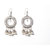 Skycandle Ethnic Silver Oxidised Weave Earrings For Women |Traditional Jewellery