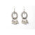 Skycandle Ethnic Silver Oxidised Weave Earrings For Women |Traditional Jewellery