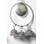 Skycandle Ethnic Silver Oxidised Coin Earrings For Women |Traditional Jewellery