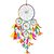Kartik Dream Catcher Wall Hanging Handmade Beaded Circular Net Decoration Ornament Multi Color Dia 6 inch/Long 20 inch