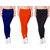 Omikka Ultra Super Soft 220 GSM Stretch Bio Wash Ankle Length Leggings Regular Sizes 20 Plus Solid Colors Pack of 3