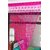 HomeStore-YEP 1 Piece Heart Door Curtains, Size 7 x 4 FT, Color - Pink