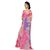 Nirosaa Multicolor Weightless Georgette Digital Floral Print Designer Saree With Unstitched Blouse Piece