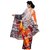 Nirosaa Multicolor Weightless Georgette Digital Print Designer Saree With Unstitched Blouse Piece