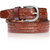 POLLSTAR Leather Belt for Men with Pin Buckle Full Grain Leather Belt (BT122BN)