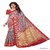 House Clothing Women's Bhagalpuri Cotton Saree (Multi Color)