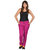 Be You Women Solid Pink Track Pant / Pyjama