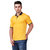 Funky Guys Yellow Differentcollor Slimfit Polo Neck Tshirt