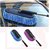 KunjZone 1 Pcs Microfiber Duster Interior Cleaner with Long Retractable Handle Car Clean Tool for Car Cleaning Trap Dust (Random Color)