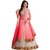 Florence Pink Net and Russel Embroidered Lehenga Choli