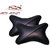 Auto Addict Car Neck Rest Pillow Cushion Grey Black Set of 2 Pcs For Maruti Suzuki Baleno