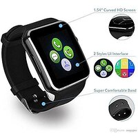 Style Maniac Z-9 Bluetooth Smart Watch Compatible With Android Square Unisex Smart watch With Sim and With Bluetooth
