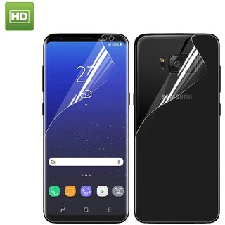 For Galaxy S8 0.1mm HD TPU Front + Back Screen Protector