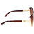 Zyaden Brown Over-sized Sunglasses For Women 508