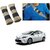 Auto Addict Car Seat Belt Cushion Pillow (Beige Black) -2 Pieces For Toyota Prius