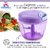 Smile Mom Chefs Vegetable Chopper, Cutter for Kitchen, 3 Stainless Steel Blade with Free Microfiber Gloves (650 ML)