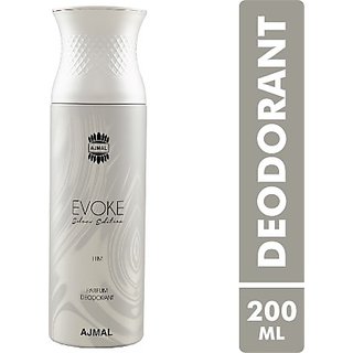 Ajmal Evoke Silver Edition Perfume Deodorant 200ml for men