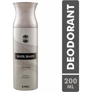 Buy Ajmal Silver Shade Perfume Deodorant men Online - Get 55%