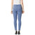 Miss Chase Women's Blue Skinny Fit High Rise Clean Look Regular Length Ice Wash Stretchable High Waist Denim Jeans