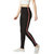 Miss Chase Women's Black High Waist Solid Fitted Twill Tape Detailing Regular Length Jeggings