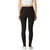 Miss Chase Women's Black High Waist Solid Fitted Twill Tape Detailing Regular Length Jeggings