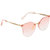 Zyaden Pink Oversized Unisex Sunglasses 174