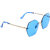 Zyaden Blue Oversized Unisex Sunglasses 180