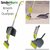 Smile Mom 4 in 1 Multi Spray Mop with Broom + Dustpan, Window Cleaner + Squeegee/Wiper with 360 Degree Easy Floor Cleaning for Home and Office, Best for Wet  Dry Use