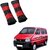 Auto Addict Car Seat Belt Cushion Pillow (Red Black) -2 Pieces For Maruti Suzuki Eeco