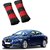 Auto Addict Car Seat Belt Cushion Pillow (Red Black) -2 Pieces For Jaguar XF