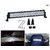 22 Inch Double Row Waterproof LED Flood Bar Fog Light with Mounting Brackets (120W)