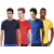 Concepts Multicolor Pack Of 4 Round Neck DriFit Tshirts