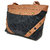 RISH Dual colour small Handbag - Black & Orange