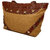 RISH Dual colour small Handbag - Brown & Dark Brown