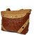 RISH Dual colour small Handbag - Dark Brown & Brown