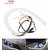 Auto Addict 2PCS 60cm (24) Car Headlight LED Tube Strip, Flexible DRL Daytime Running Silica Gel Strip Light, DC 12V Soft Tube Lamp Fancy Light,(Yellow,White) For Tata Safari Storme