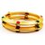 MOHNISH CREATION Designer Gold Plated Jewellery Pearl Studded Bangles for Women and Girls