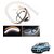 Auto Addict 2PCS 60cm (24) Car Headlight LED Tube Strip, Flexible DRL Daytime Running Silica Gel Strip Light, DC 12V Soft Tube Lamp Fancy Light,(Yellow,White) For Maruti Suzuki Ertiga